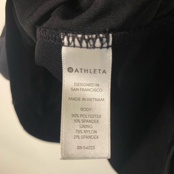 Women’s Athleta Black Tank Top With Back Pocket Size XLT - Picture 10 of 12
